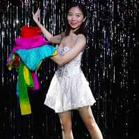 Rainbow Silk Fountain Streamer by Yan Yan Ma and Magiclism - Trick
