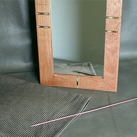 Flexible Mirror/Needle Through Mirror by Tony Karpinski