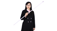 Appearing Cane (Plastic, WHITE) by JL Magic
