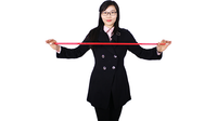 Vanishing Cane (Plastic, RED) by JL Magic
