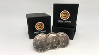 Triple TUC Half Dollar (D0183) Gimmicks and Online Instructions by Tango - Trick
