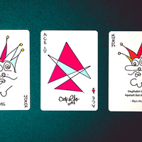 Red Stripe Playing Cards