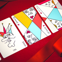 Red Stripe Playing Cards