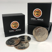 Perfect Shell Coin Set Half Dollar (Shell and 4 Coins D0201) by Tango Magic - Trick