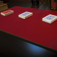 Deluxe Close-Up Pad 16X23 (Red) by Murphy's Magic Supplies - Trick