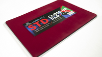 Standard Close-Up Pad 11X16 (Red) by Murphy's Magic Supplies - Trick
