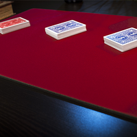 Standard Close-Up Pad 16X23 (Red) by Murphy's Magic Supplies - Trick