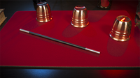 Standard Close-Up Pad 16X23 (Red) by Murphy's Magic Supplies - Trick
