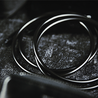 4" Linking Rings (Black) by TCC - Trick