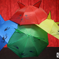 Umbrella Production Silk by Mr. Magic (4 Umbrellas) - Trick