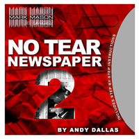 No Tear Newspaper 2 (Gimmick and Online Instructions) by Andy Dallas - Trick