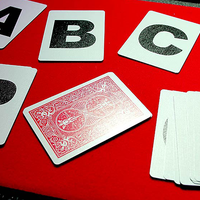 Alphabet Playing Cards Bicycle No Index by PrintByMagic - Trick