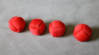 Monkey Fist Cups and Balls (4 Balls) by Leo Smetsters - Trick
