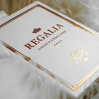 Regalia White Playing Cards by Shin Lim