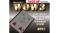 WOW 3 Face-Up (Gimmick and Online Instructions) by Katsuya Masuda - Trick
