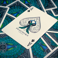 Limited Edition Peacocks Playing Cards by Rocsana Thompson