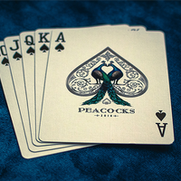 Limited Edition Peacocks Playing Cards by Rocsana Thompson