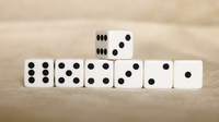 Diamond Forcing Dice Set (7) by Diamond Jim Tyler - Trick
