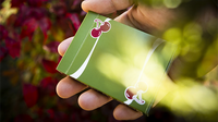 Cherry Casino (Sahara Green) Playing Cards by Pure Imagination Projects
