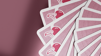 Cherry Casino (Flamingo Quartz Pink) Playing Cards By Pure Imagination Projects
