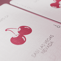 Cherry Casino (Flamingo Quartz Pink) Playing Cards By Pure Imagination Projects