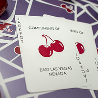 Cherry Casino (Desert Inn Purple) Playing Cards by Pure Imagination Projects