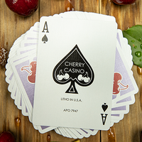 Cherry Casino (Desert Inn Purple) Playing Cards by Pure Imagination Projects