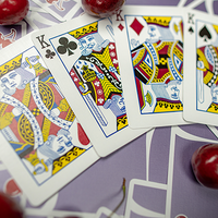 Cherry Casino (Desert Inn Purple) Playing Cards by Pure Imagination Projects