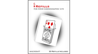 Cardiographic Lite RED CARD 5 of Diamonds Refill by Martin Lewis - Trick
