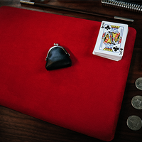 Suede Leather Medium Pad (Red) by TCC - Trick