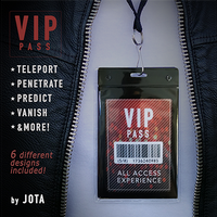 VIP PASS (Gimmick and Online Instructions) by JOTA - Trick