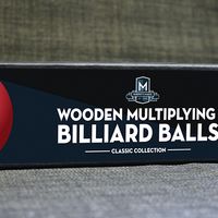 Wooden Billiard Balls (1.75" Red) by Classic Collections - Trick