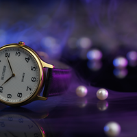 Infinity Watch V3 - Gold Case White Dial / PEN Version (Gimmick and Online Instructions) by Bluether Magic - Trick