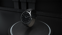 Infinity Watch V3 - Silver Case Black Dial / PEN Version (Gimmick and Online Instructions) by Bluether Magic - Trick
