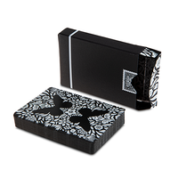 Limited Edition Butterfly Playing Cards Marked (Black and White) by Ondrej Psenicka