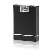 Limited Edition Butterfly Playing Cards (Black and Silver) by Ondrej Psenicka
