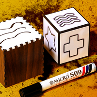 GALAXY CUBE SHAPE by Tora Magic