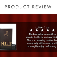 I-Lite Cup V2 (Red) by Victor Voitko (Gimmick and Online Instructions) - Trick