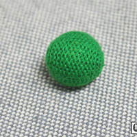 Crochet Ball .75 inch Single (Green) by Mr. Magic - Trick