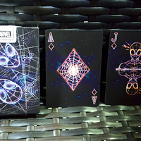 Avengers Spider-Man Neon Playing Cards