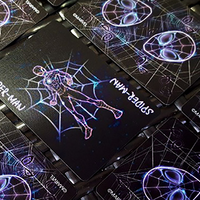 Avengers Spider-Man Neon Playing Cards