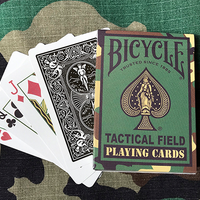 Bicycle Tactical Field Green Camo/Brown Camo (6 Decks) by US Playing Card Co