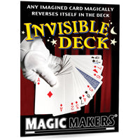 Invisible Deck Magic Trick Pro Brand - Red or Blue
