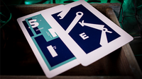 Sinis (Turquoise) Playing Cards by Marc Ventosa
