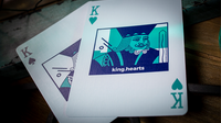 Sinis (Turquoise) Playing Cards by Marc Ventosa
