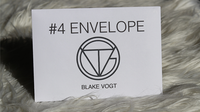 Number 4 Envelope (Gimmicks and Online Instructions) by Blake Vogt - Trick
