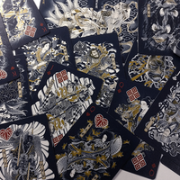 Sumi Kitsune Myth Maker (Blue Craft Letterpressed Tuck) Playing Cards by Card Experiment