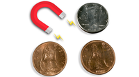 Magnetic Scotch and Soda English Penny by Eagle Coins - Trick
