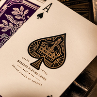 Monarch Royal Edition (Purple) Playing Cards by theory11