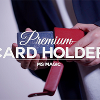 MAZE Leather Card Case (Blue) by Bond Lee - Trick